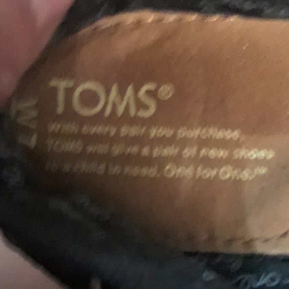 Tom's grommet rivit stud flats casual authentic 7 - Picture 2 of 5